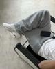 European & American Hip Hop Embroidered Zipper Sweatpants - Casual Long Pants for Men & Women