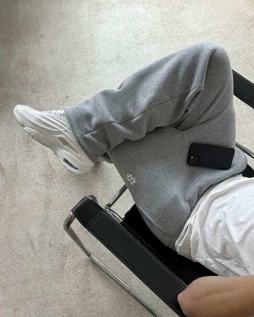 European & American Hip Hop Embroidered Zipper Sweatpants - Casual Long Pants for Men & Women