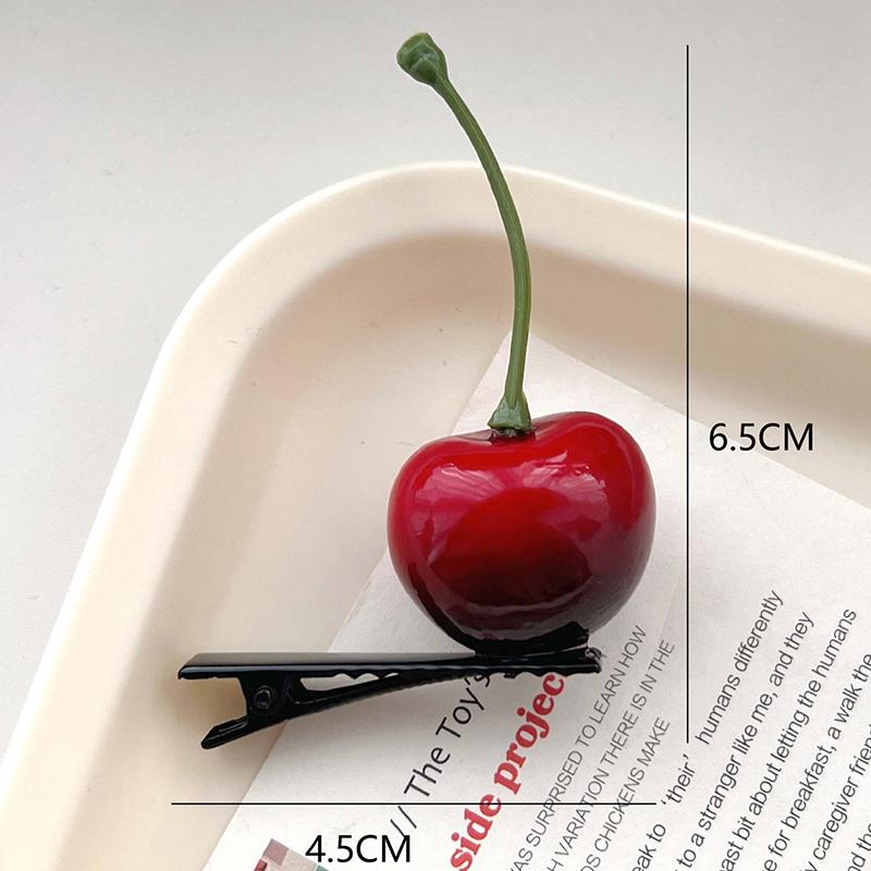 Simulated Fruit And Vegetable Hair Clip Bangs Hair Clip Cute Broken Hair Small Clip Hair Accessories For Girls Hair Styling Tool