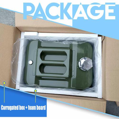 KHK 30-liter Green Vertical Gasoline Can, Fire Prevention Law Compliant, Galvanized Steel, Outdoor Use, Car Emergency Response Supplies