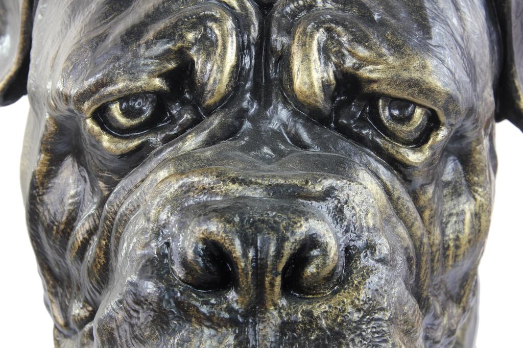 Bullmastiff, Bulmastif - Popiersie Psa, Duża Głowa Psa Do Ogrodu, Unikatowa Ozdoba Salonu Marki Art-Dog