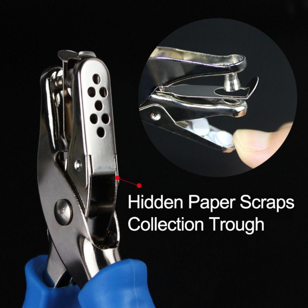 2Pcs 3/6mm Single Hole Punching Machine Portable Punch Plier Handheld Hole Punch  Daily Planner