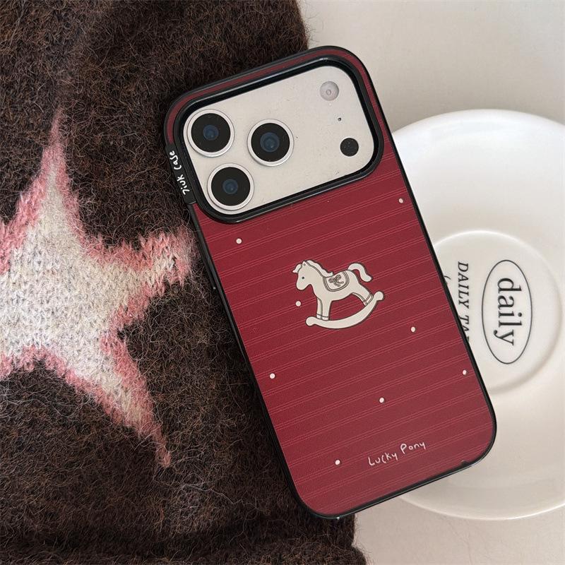 New Year Star Style Magnetic Stand Phone Case for iPhone 17/16 Pro Max/15/14