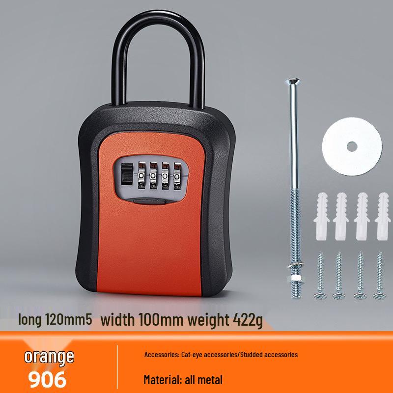Anti-Theft Password Key Box for Doorway and Construction Site