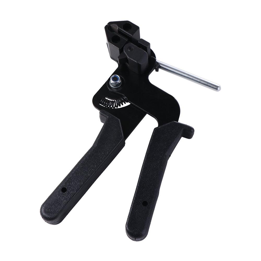 Edelstahl-Kabelbinder-Crimpzange, Befestigungsbandschneider, Spanner, Befestigungswerkzeug