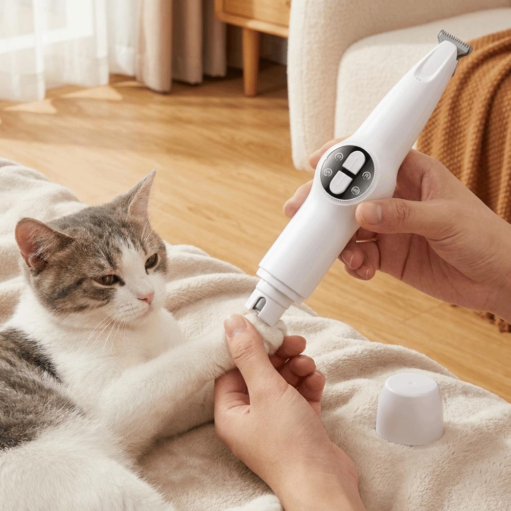 Safety Pet Electric Clipper USB Rechargeable Dog Nail Grinder Cat Nail Clippers  Dog Care