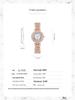 Women's Roman Numeral Rhinestone Quartz Bracelet Watch