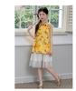 Girls' Cheongsam Dress Summer Dress 2026 New Style Children's Chinese Style Tang Dress Hanfu Summer Princess Dress