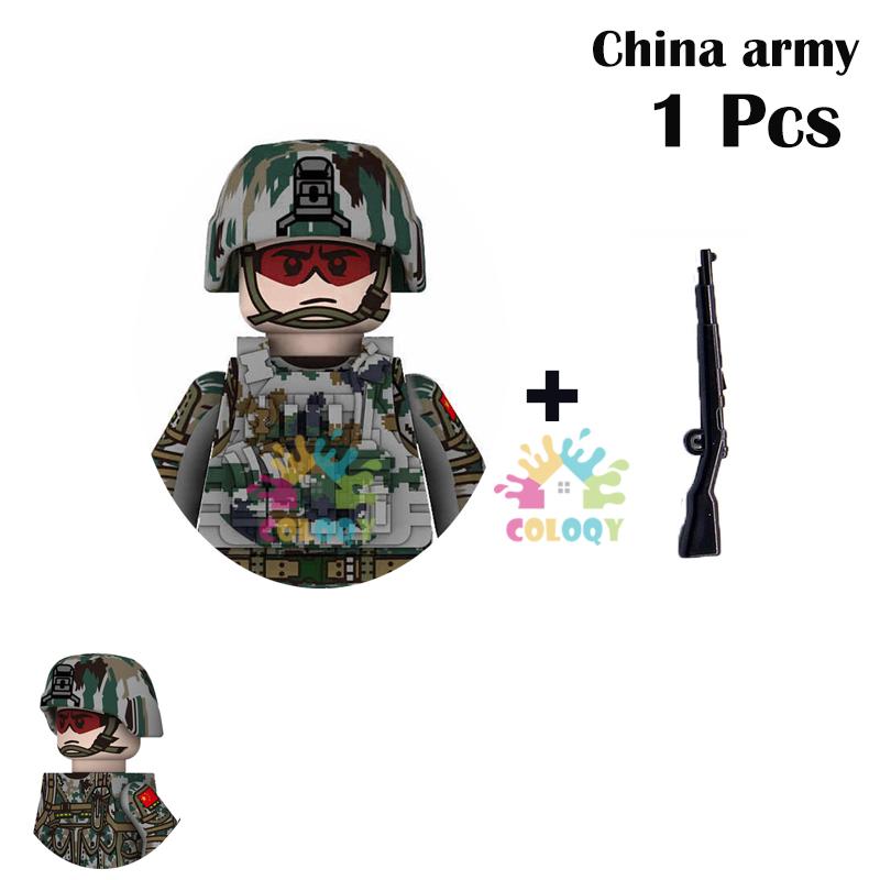 Kinderspielzeug WW2 Militär Armee Bausteine US UK Sowjet China Frankreich Soldaten Mini Actionfiguren Spielzeug für Kinder Weihnachtsgeschenke