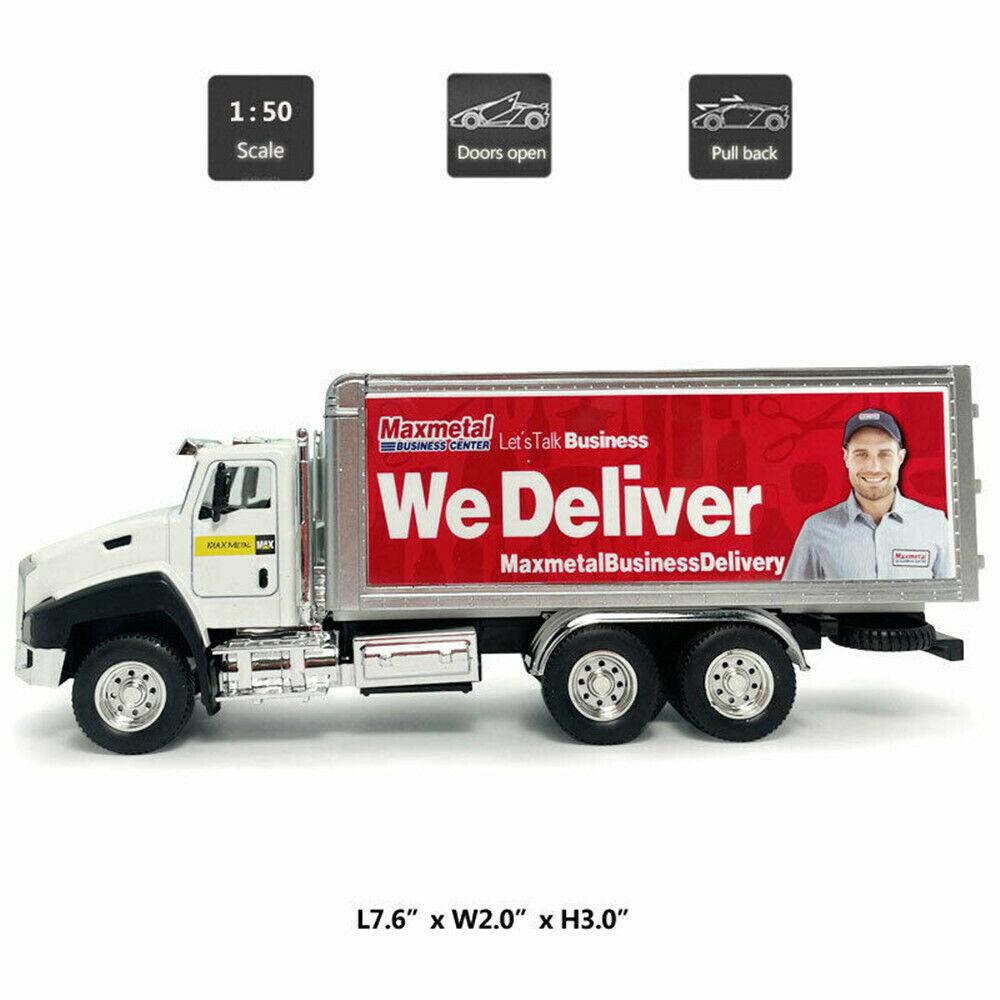 1/50 Scale Metal Scales City Die-casting Garbage Trucks, Large Toy Garbage Trucks, Oil Tankers and Toy Transport Vehicles with Rear Traction