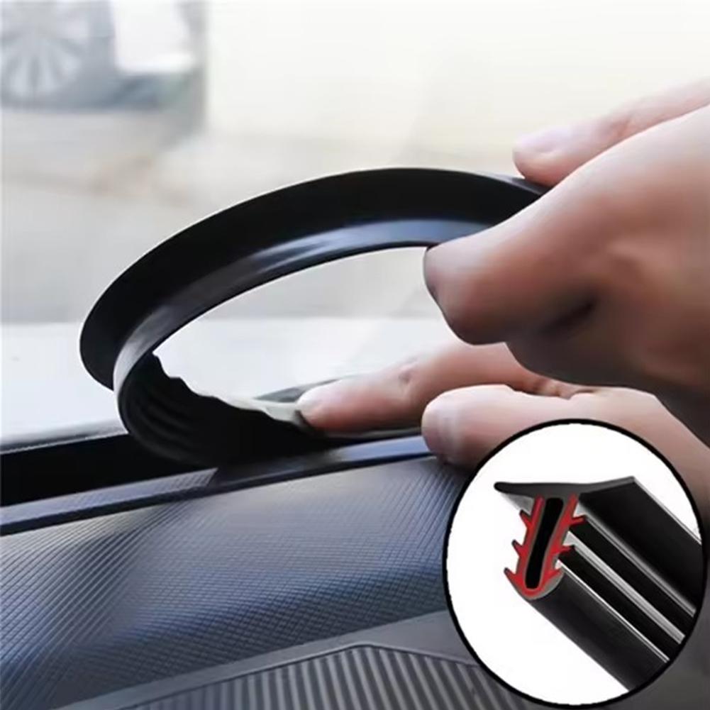 Universal Car Dashboard Dust Proof Sealing Strip Stickers 1.6M Gaps Sealing Strip Dashboard Filling Windshield Carbon Auto V2R5