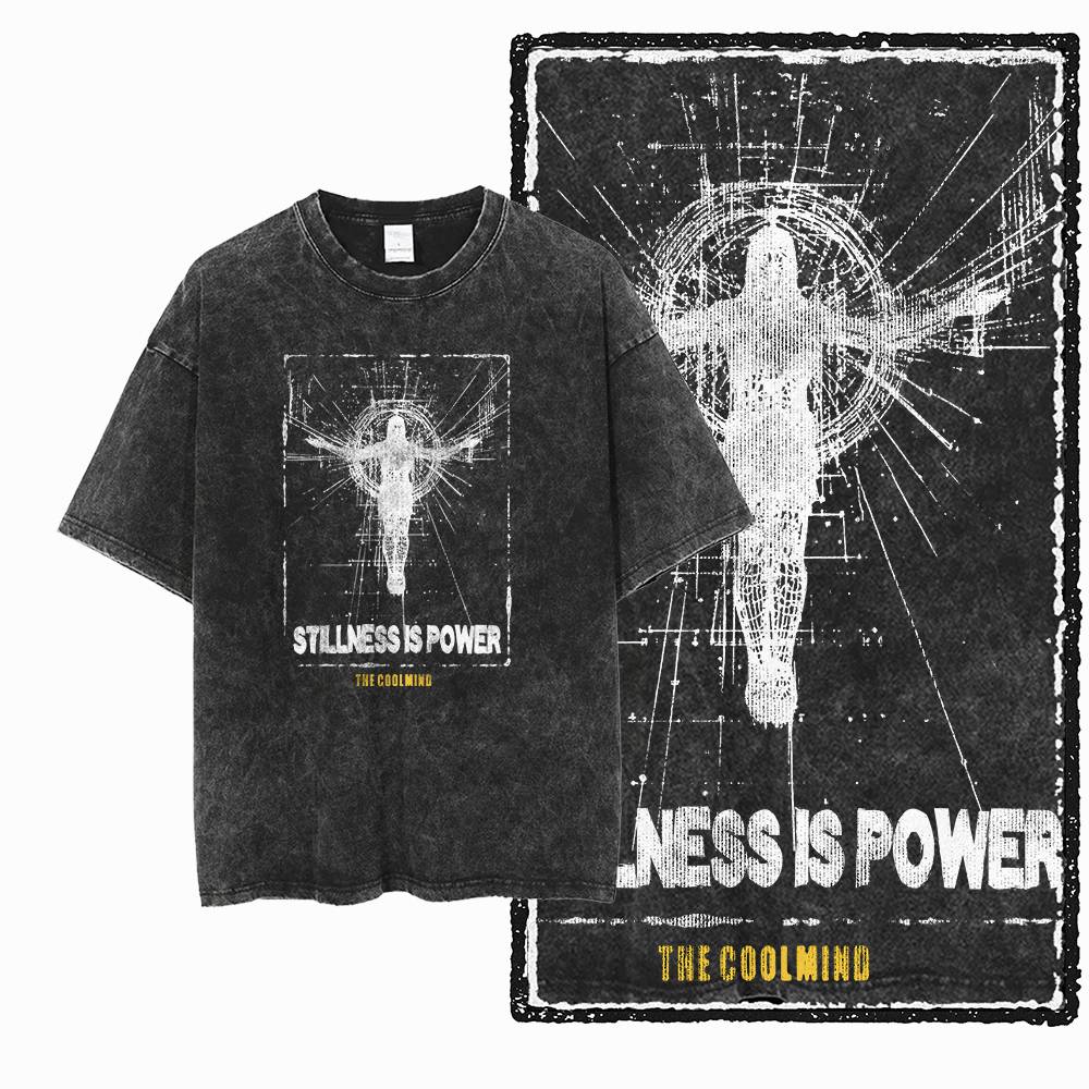 G Acid Washed Black Cotton Unisexs Streetwear COOLMIND Graphic Tshirt Big Size Cool Oneck Unisexs Tee Tshirt