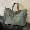 Stylish Nylon Handbag Multiple Pocket Large Capacity Women's Tote Bag Lightweight Casual Shoulder Bag Daily Commuter Shopping