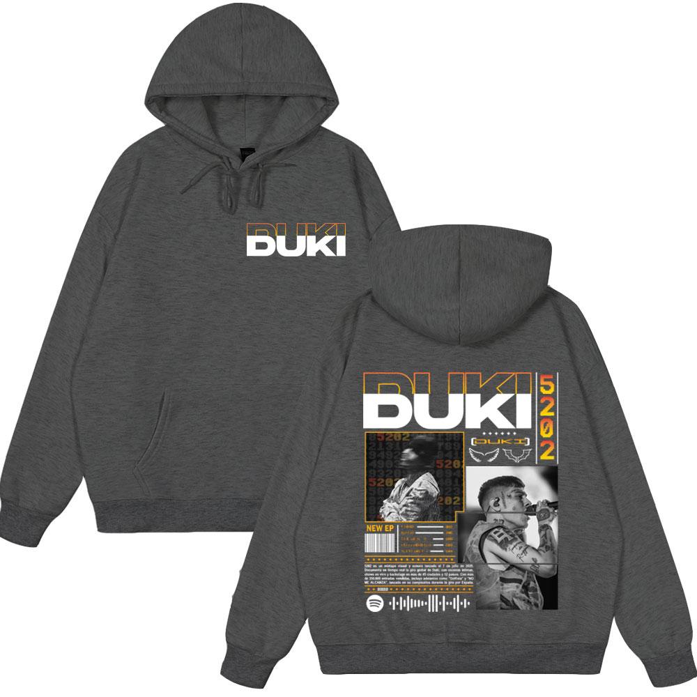 2025 Hot Sale Tops Rapper Duki Duki 5202 MIXTAPE 2025 Album Clothing Mens Women Fashion Hip Hop Vintage Hoody New Style Hoodies