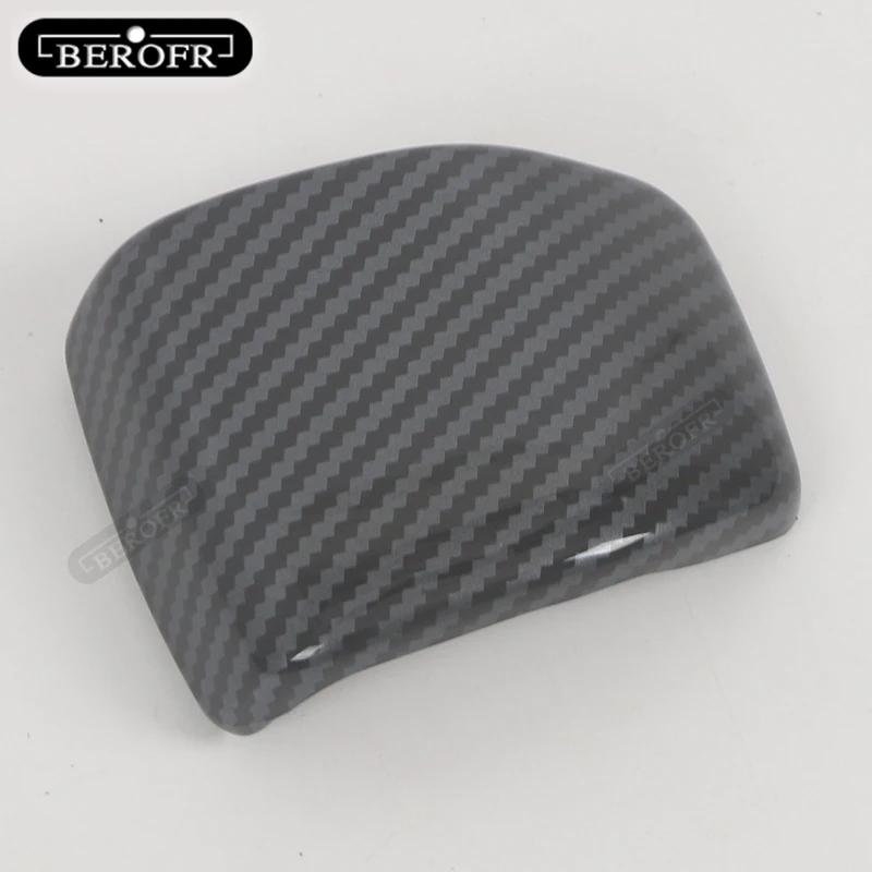 Car gear hood Carbon fibre Shift Knob Gear Side Cover DSG Emblem For Hong Qi HQ9