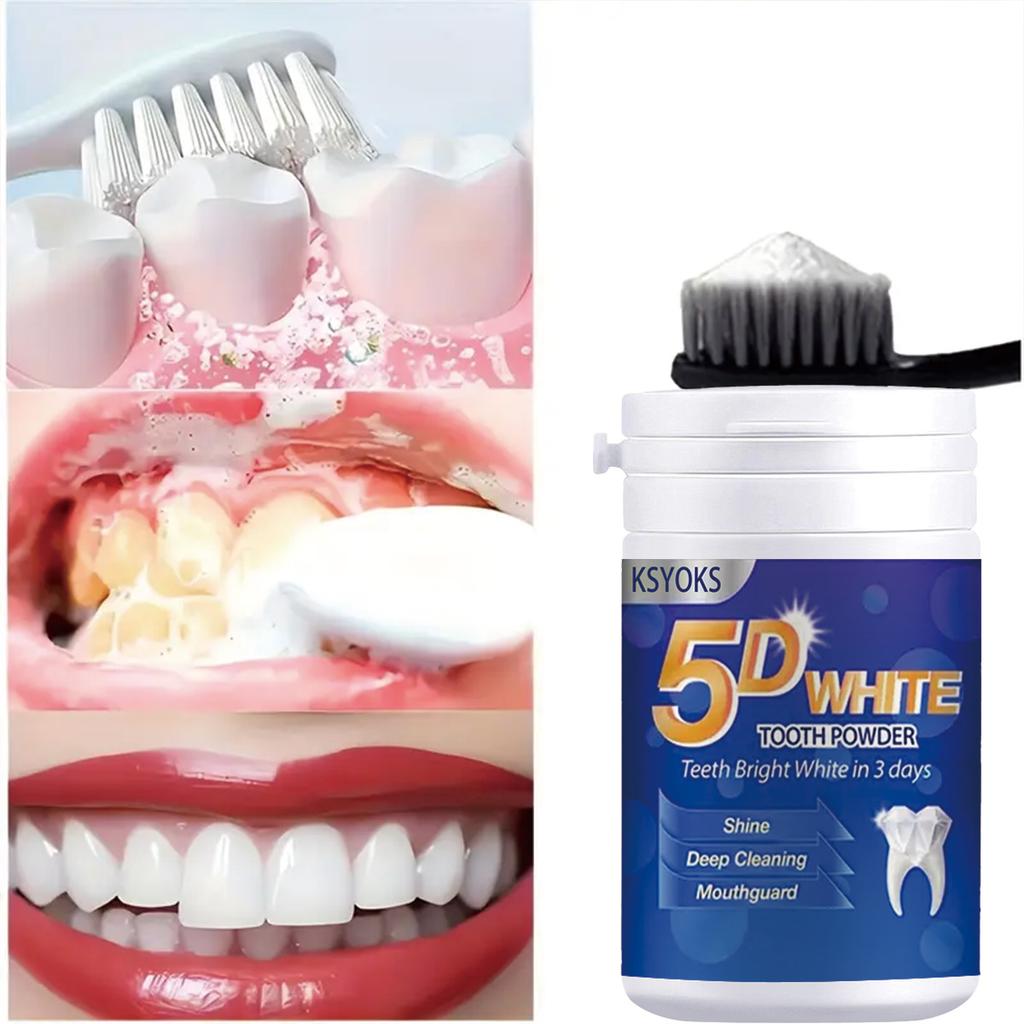 Whitening Teeth Powder Can Make Teeth White and Shiny Like Jade Within 3 Days