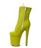 Bottes sexy style européen à talons hauts de 20 cm pour spectacle sur scène et pole dance