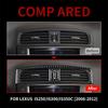 Carbon Fiber For Lexus IS250 300 350C 2006 2007 2008 2009 2010 2011 2012 Car Console AC Vent Trim Sticker Interior Accessories