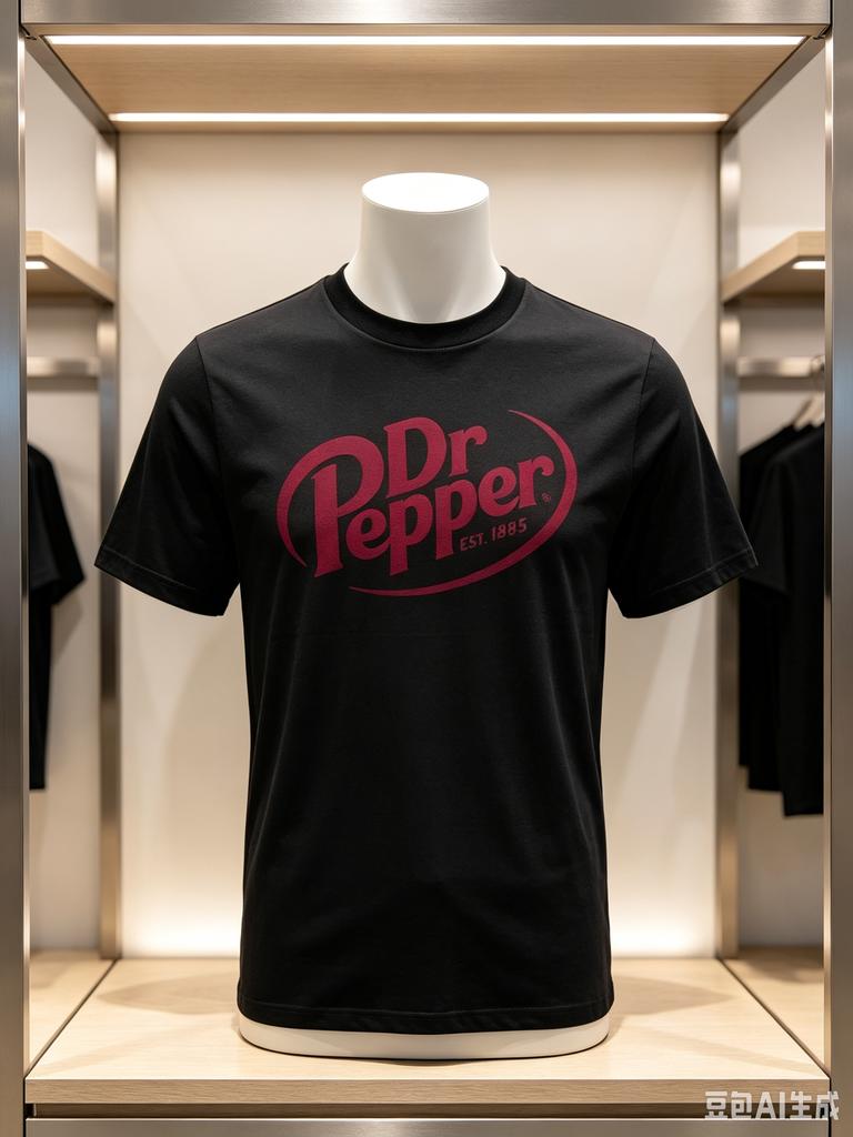 Dr Pepper Logo Printed Tshirt Summer New Retro Tshirt Fashion Retro Street Wear Unisex Suitable For All Occasions