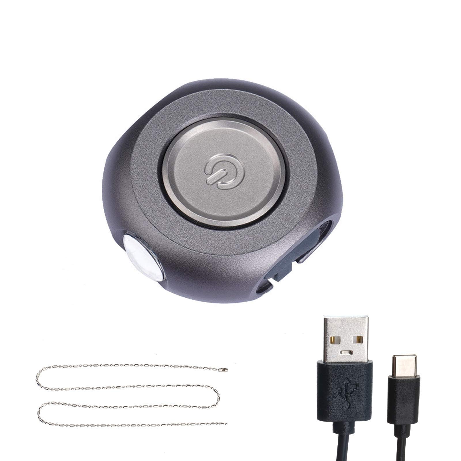 

MecArmy CPL2 Keychain 300 Lumens LED USB Rechargeable Mini Light with S4 Flashlight for Nighttime Safety and Walking Light, High-Brightness серый