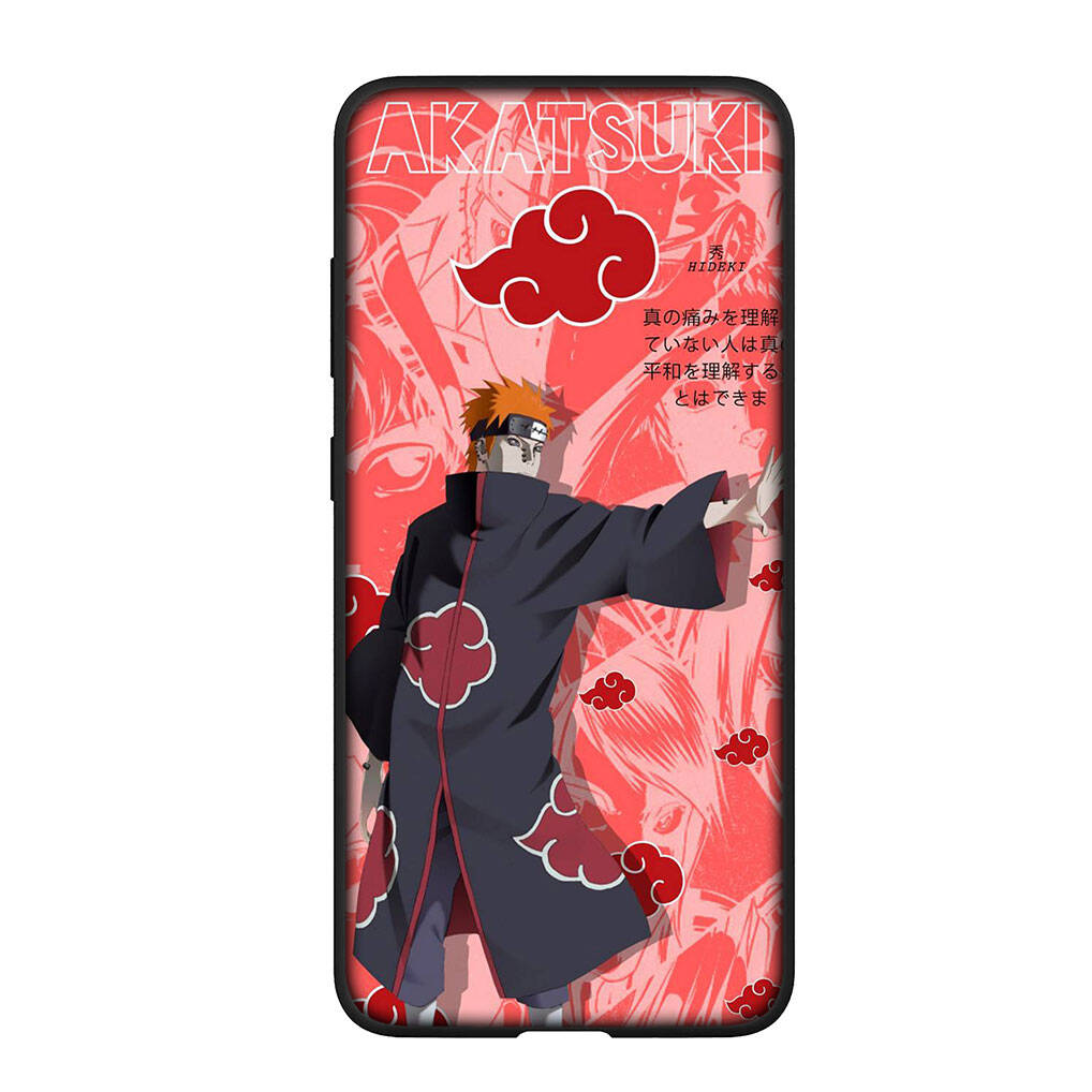 For Samsung Galaxy S25 S24 S23 S22 Ultra FE Plus A37 A57 A56 A55 A06 A16 A15 A36 A26 A35 A05 A25 A54 A34 Phone Case Lovely Pain Akatsuki Naruto Cover