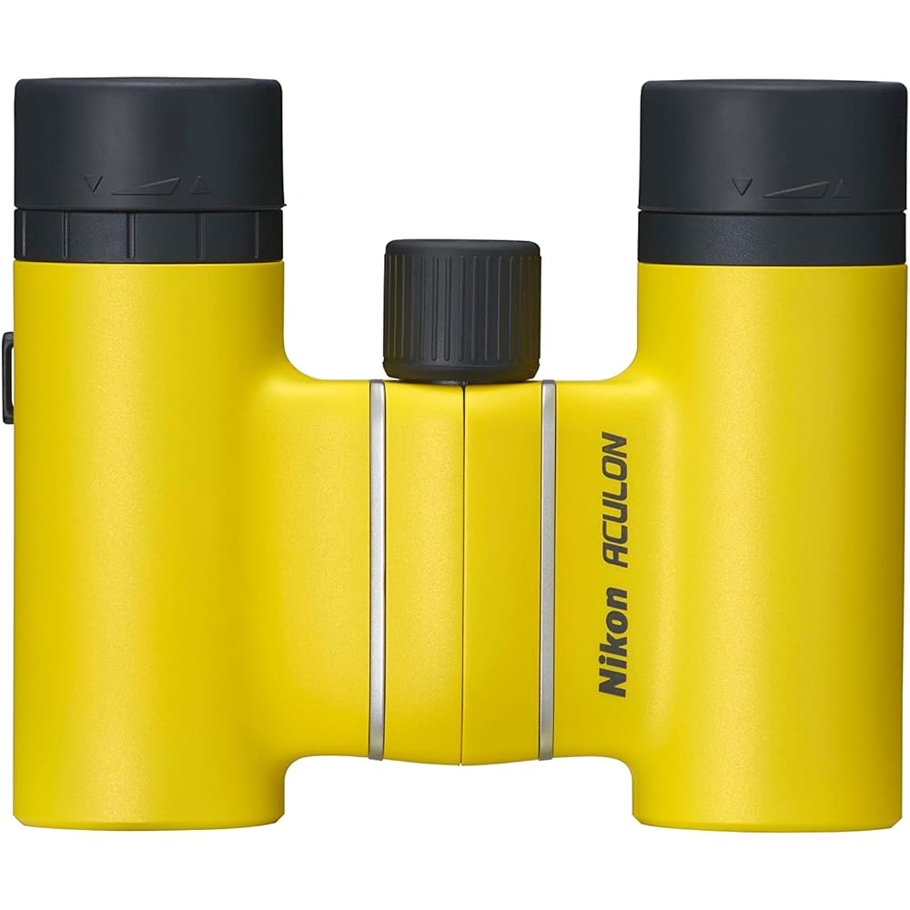 Nikon Aculon T02 8x21 Roof Prism Binoculars, 8x Magnification, 21mm Objective Lens, Yellow ACULON ACT028X21YW