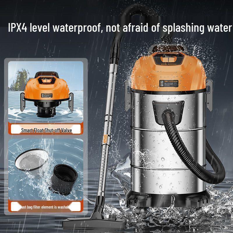 High Suction Power Vacuum Cleaner: Home & Industrial Use, Integrated Sweep & Mop, Dry/Wet Functionality