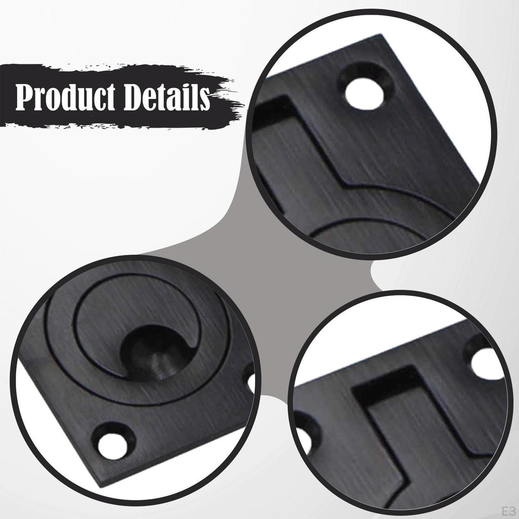Boat Pull Flush Lift Recessed Door Handle for Drawer