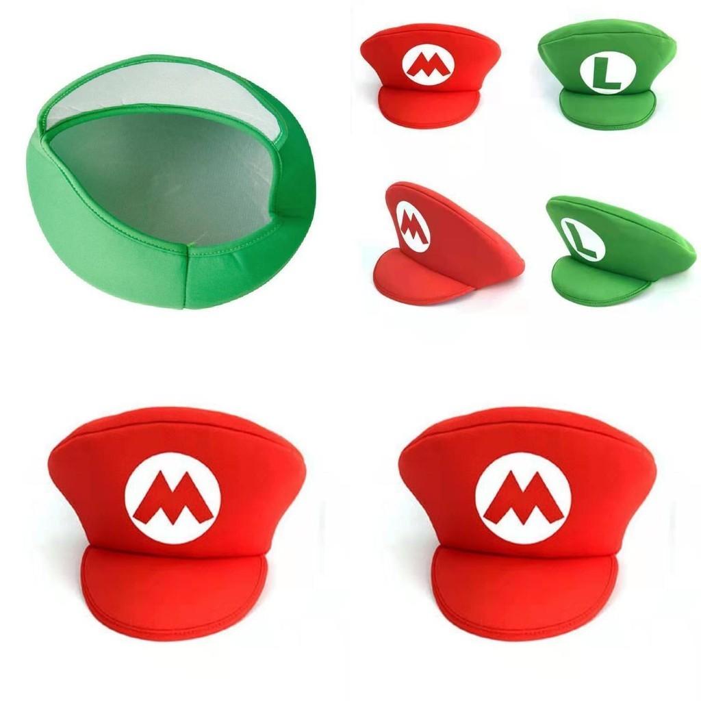 Sombrero Unisex de Cosplay de Super Mario Luigi Bros Para Adultos y Niños Accesorios de Disfraz de Halloween