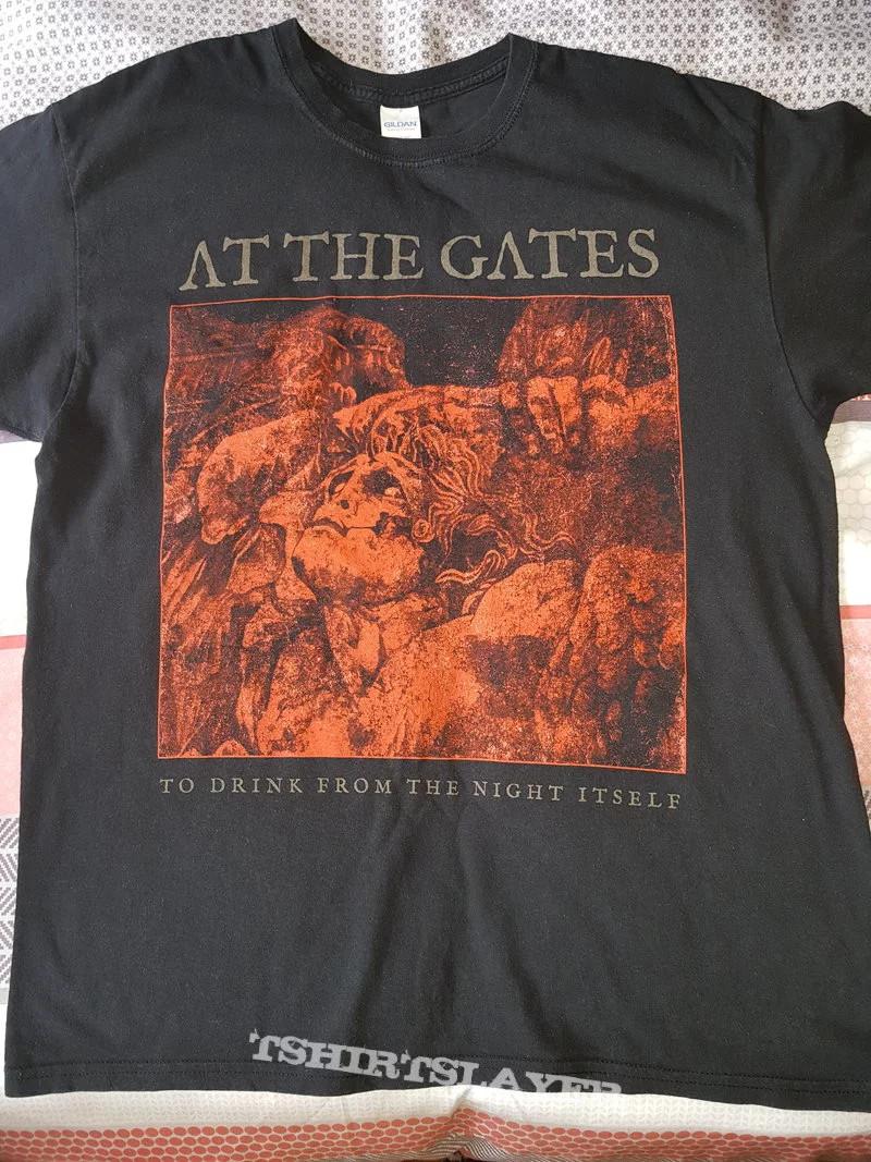 At The Gates To Drink From the Night Itself black shirt QT489 Unisex T-Shirt XL