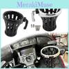 Suporte de Copo Universal para Motocicleta Suporte de Bebida Preto Resistente com Anéis Cromados para Motos Honda Harley