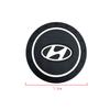 2Pcs Car Anti Slip Coaster Anti-noise Water Cup Pad Cushion Car Accessories For Hyundai Genesis I10 I20 I30 I40 IX20 IX35 IX25 Accent Azera Elantra