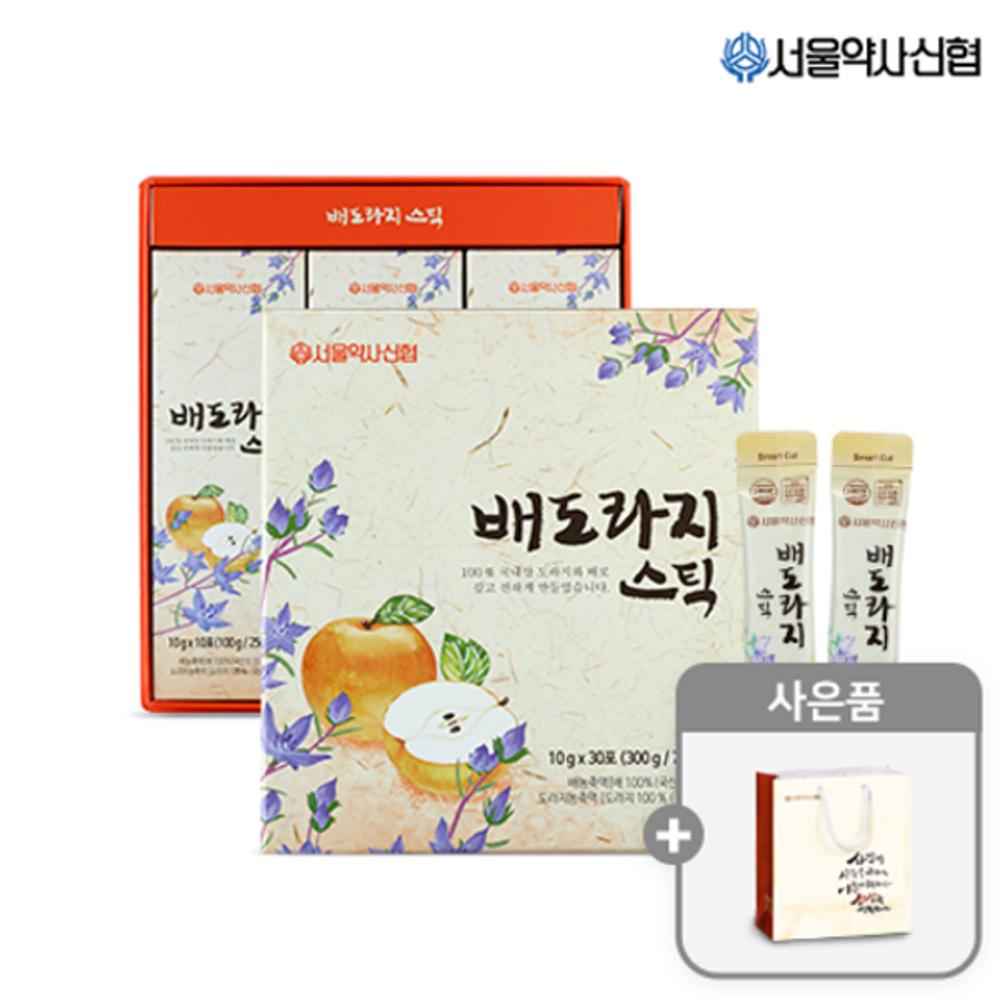 Seoul Pharmacists Credit Union Pear & Balloon Flower Root Sticks 30p 10g 30 pcs
