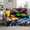 Anime Slayer Adventure  Blanket Flannel Blanket for Bed, Sofa, Camping, Hiking, Picnic Essentials, Gift for Family Fan Gifts