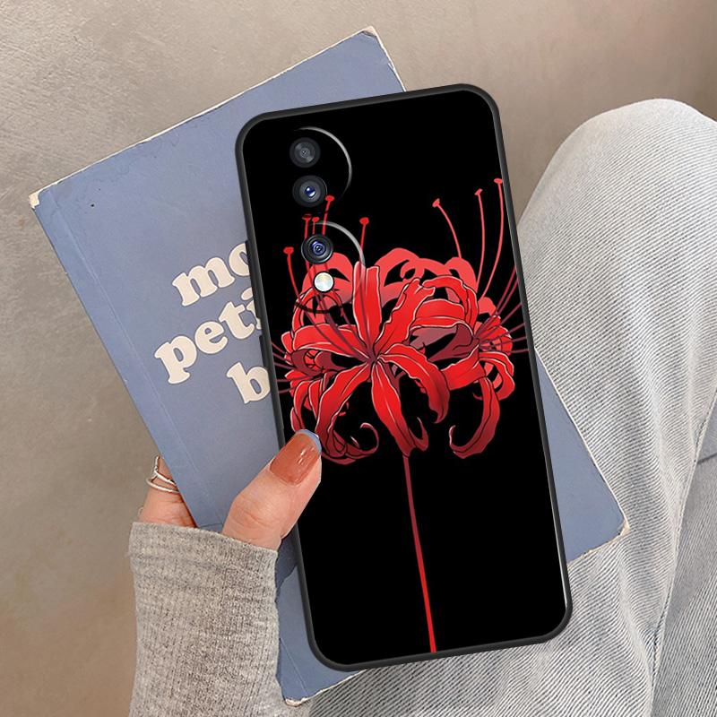 Lycoris radiata Case For Honor Magic 8 7 6 5 Pro Cover For Honor 400 200 X9c X9b X9a X8a X8b 50 70 90 Lite