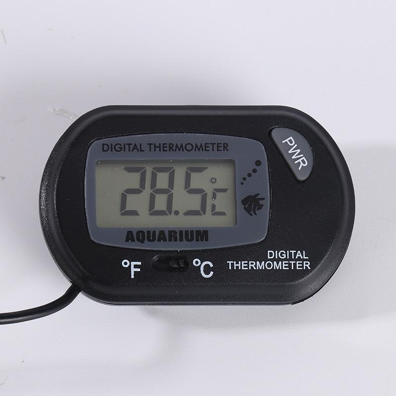 LCD Digital Fish Tank Temperature Gauge High Precision Waterproof Thermometer for Reptile Aquarium Turtle Tank