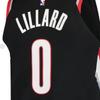 Nike X NBA Portland Trail Blazers Jerseys 'Damian Lillard 0' Men's AV2696-010