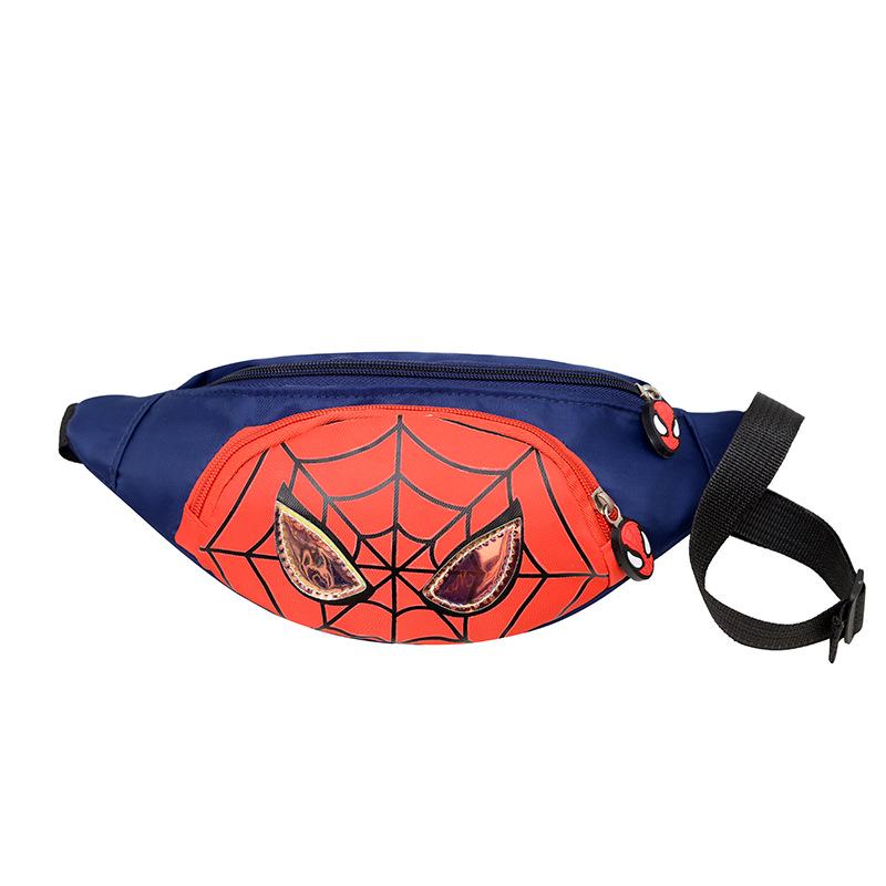 Children's Spiderman Cartoon Crossbody Bag: Cute Coin Purse & Waist Bag Combination