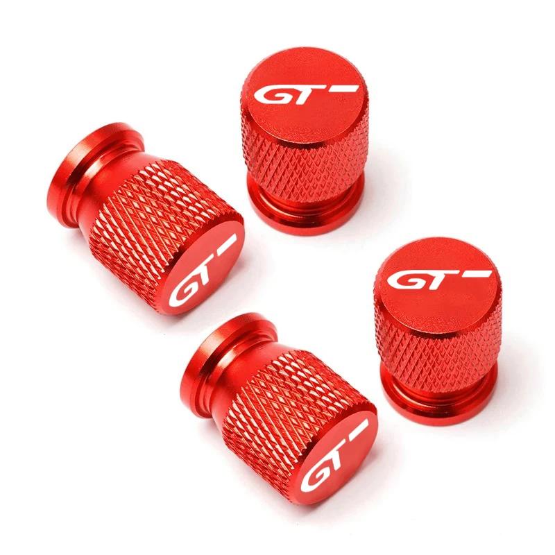 RFZN1 For Kia GT LINE ELANTRA Sportage Stinger KX5 K3 K4 K5 Sorento Aluminum Alloy 4pcs Car Wheel Tire Valve Caps Tyre Rim Stem Covers