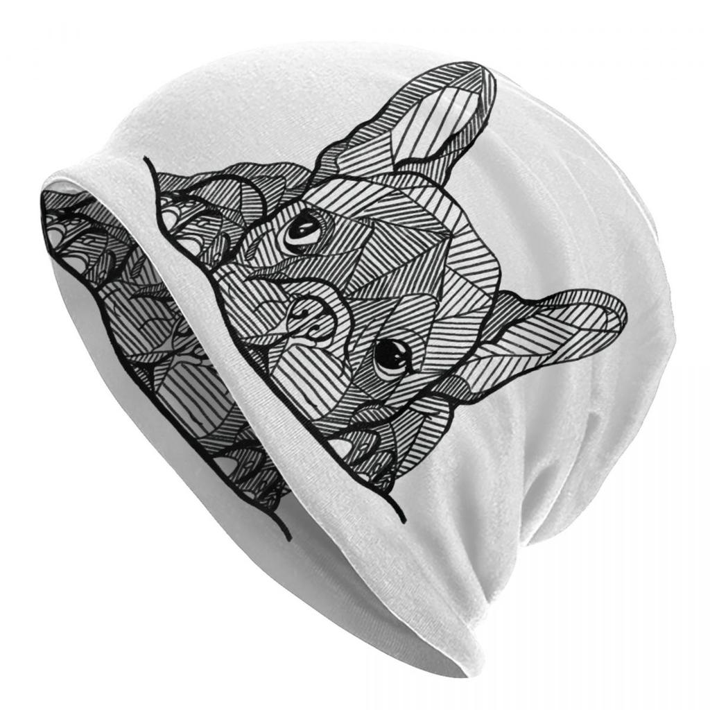 Custom Peeking Dog Jack Russell Terrier Bonnet Hats Street Knit Hat For Women Unisex Autumn Winter Pet Animal Skullies Beanies Caps