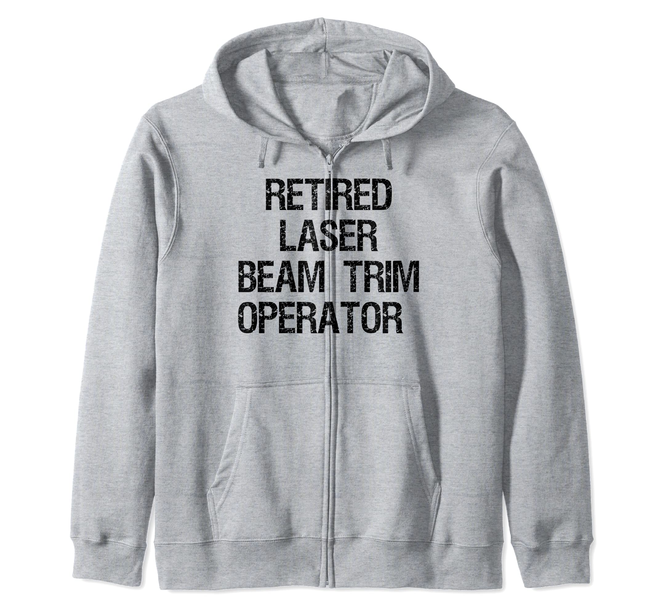 

Obsolete laser beam trim zip hoodie operator. серый