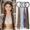 Ethnisch Stil Bohemian Quaste Stirnband 22 Zoll Bunt Zöpfe Haarteile Party