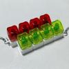 4 Tasten Finger Knopf Anti-Stress Spielzeug Schlüsselanhänger Mechanische Tastatur Tastenkappen Büro Dekompression Schlüsselanhänger Geschenke Für Kinder Erwachsene