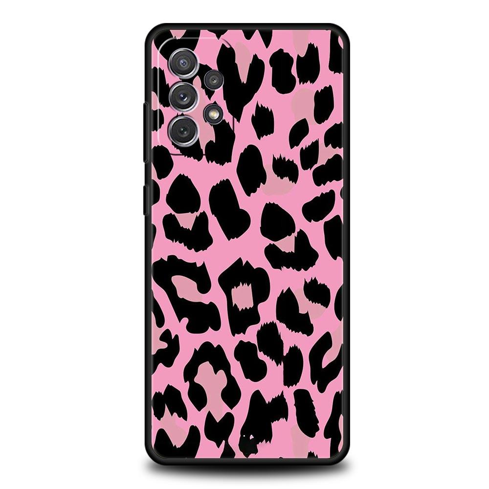 Leopard Print Pattern Phone Case for Samsung A51 A71 A21S A12 A11 A15 A25 A31 A41 A52 A32 A23 A33 A53 A73 A03S A05S A13 5G Cover
