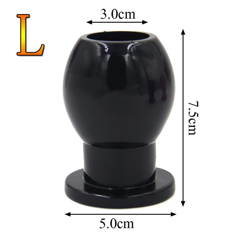 Flexible Glue Hollow Anal  Plug Massager Dilator Erotic Intimate Adult Sex Toys Masturbation