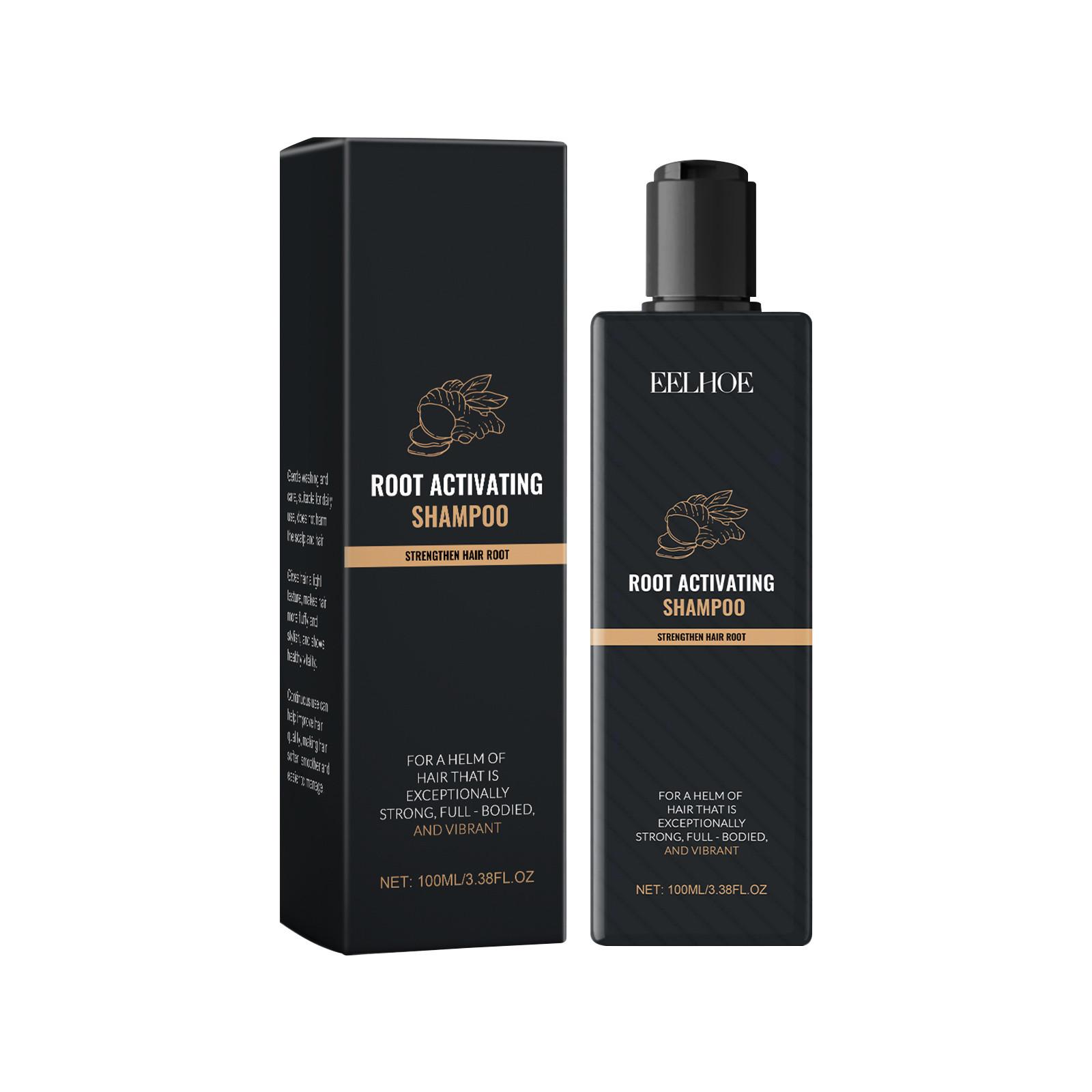 

Шампунь для регенерации волос и против выпадения волос, быстрое загущение, глубокое очищение волосяных фолликулов, укрепление волос, питание, 100 мл One Size чёрный