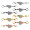 8x Alloy Lobster Clasps Claw Jewelry Making for Keyring Necklace 41x11mm