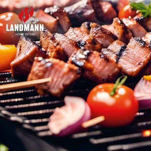Grill Gazowy Landmann 2.0 Żeliwny Ruszt 51 X 38,6Cm 6Kw Kompaktowy