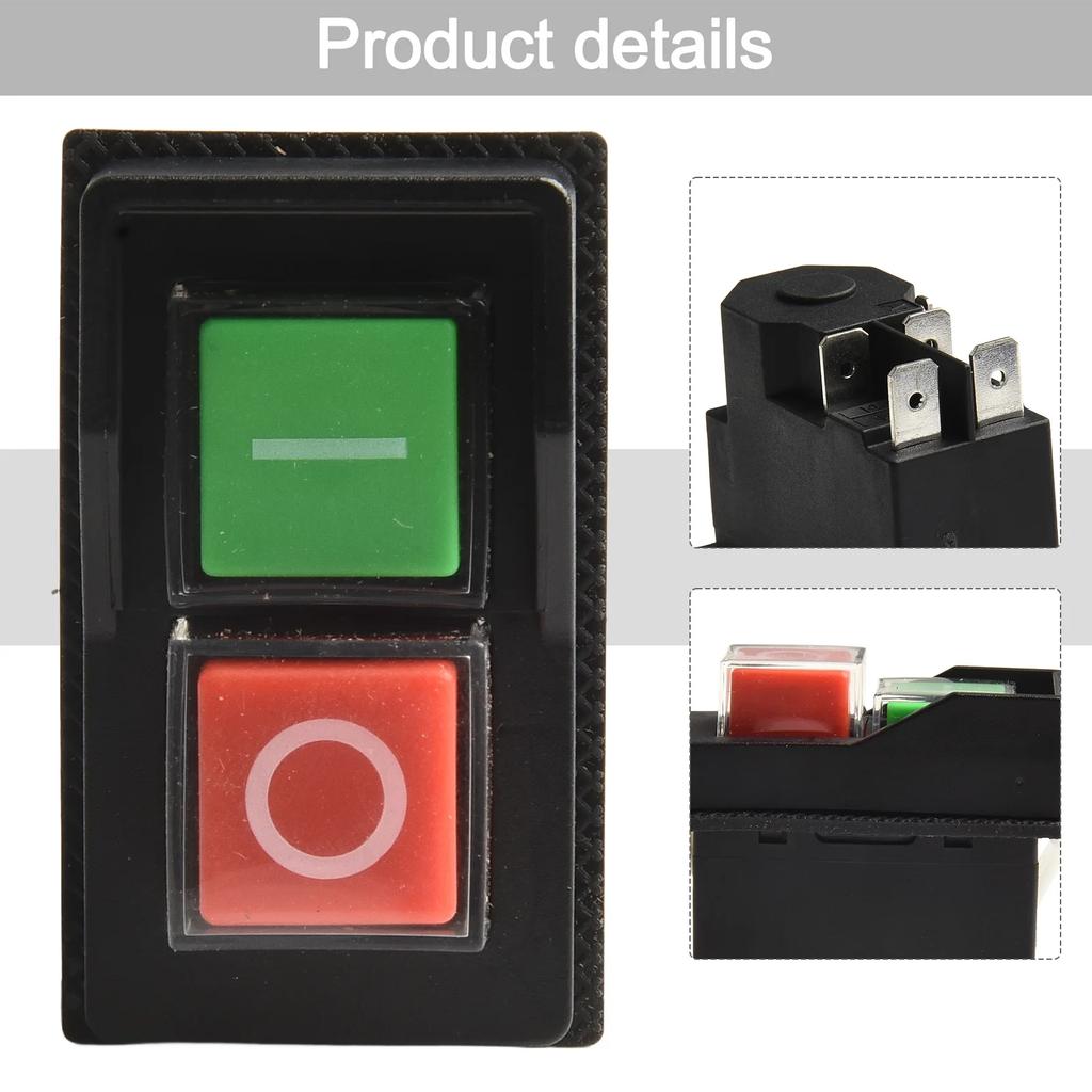 120V Pushbutton Switch KJD17120V 5Pin Configuration 16A Rating And Efficient For Machine Tools And Power Equipment