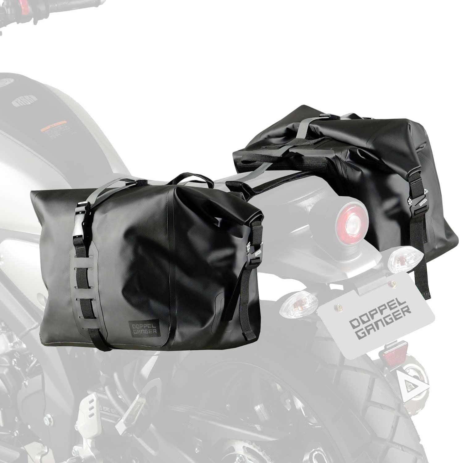 

Waterproof Side Bag Tarpaulin Bag [DOPPELGANGER] чёрный